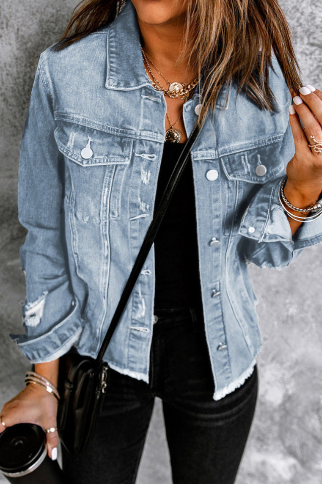 Basic Denim Jacket | Dress In Beauty Basic Denim Jacket | Dress In Beauty