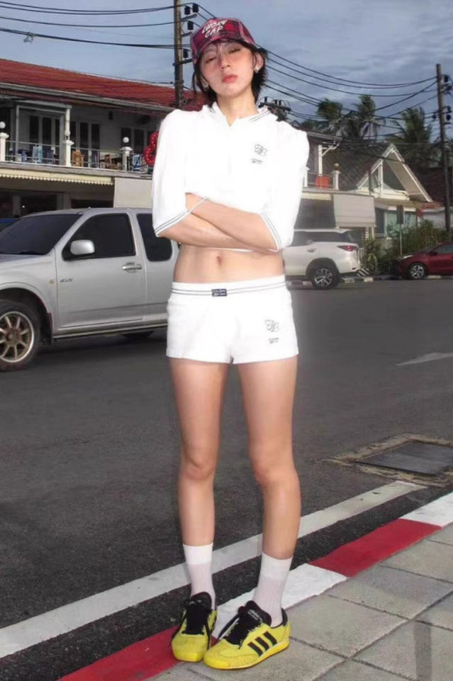 JL Polo Shirt + Shorts Set | Dress In Beauty JL Polo Shirt + Shorts Set | Dress In Beauty