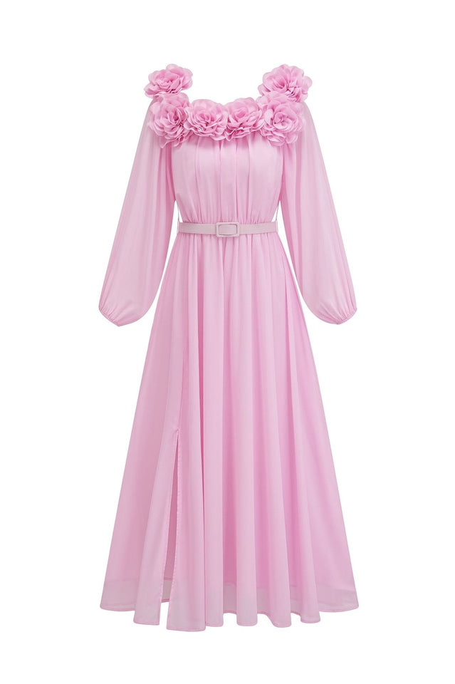 Ascella Flower Shoulder Maxi Dress | Dress In Beauty Ascella Flower Shoulder Maxi Dress | Dress In Beauty