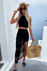 Hannah Knit Crop Top + Skirt Set | Dress In Beauty Hannah Knit Crop Top + Skirt Set | Dress In Beauty
