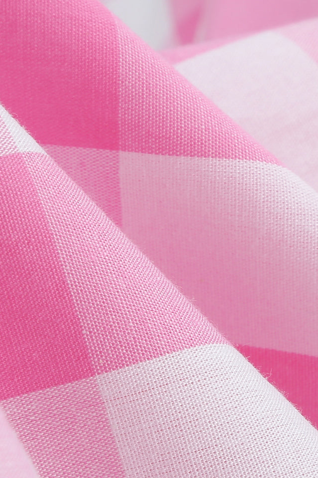 Barbie Movie Margot Pink Plaid Check Dress | Dress In Beauty Barbie Movie Margot Pink Plaid Check Dress | Dress In Beauty