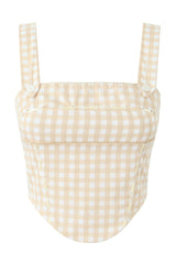 Lottie Shortcake Gingham Corset | Dress In Beauty Lottie Shortcake Gingham Corset | Dress In Beauty