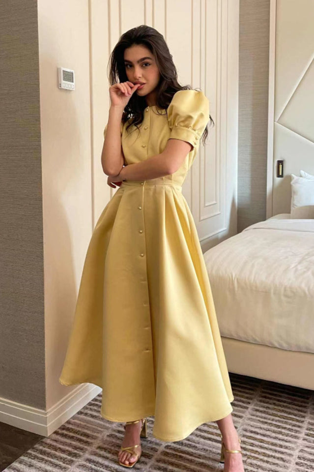 Button Front Midi Dress | Dress In Beauty Button Front Midi Dress | Dress In Beauty