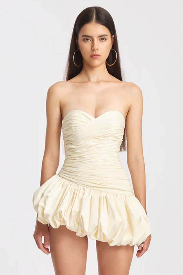 Balloon Draped Mini Dress | Dress In Beauty Balloon Draped Mini Dress | Dress In Beauty