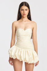 Balloon Draped Mini Dress | Dress In Beauty