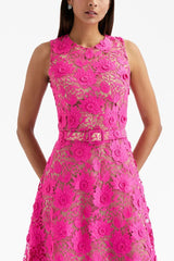 Ariza Rose Embroidery Midi Dress | Dress In Beauty Ariza Rose Embroidery Midi Dress | Dress In Beauty