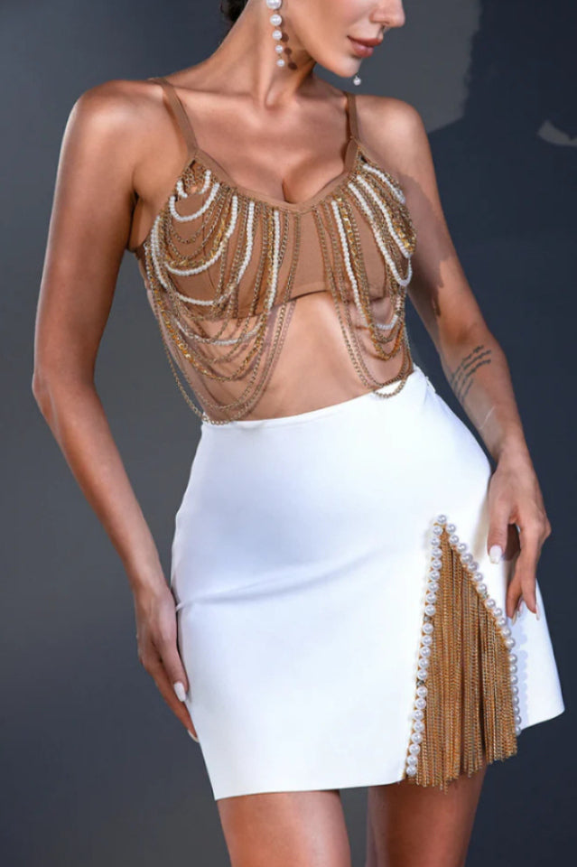 Sable Pearl Body Chain Set | Dress In Beauty Sable Pearl Body Chain Set | Dress In Beauty