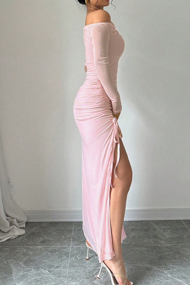 Asymmetrical Neck Bodycon Dress | Dress In Beauty Asymmetrical Neck Bodycon Dress | Dress In Beauty