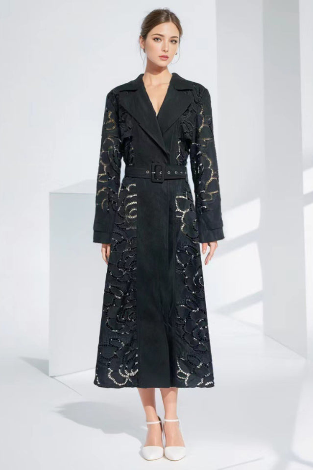 Arthur Embroidered Trench Coat | Dress In Beauty Arthur Embroidered Trench Coat | Dress In Beauty