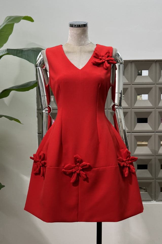 Bertina Floral Applique Mini Dress | Dress In Beauty Bertina Floral Applique Mini Dress | Dress In Beauty