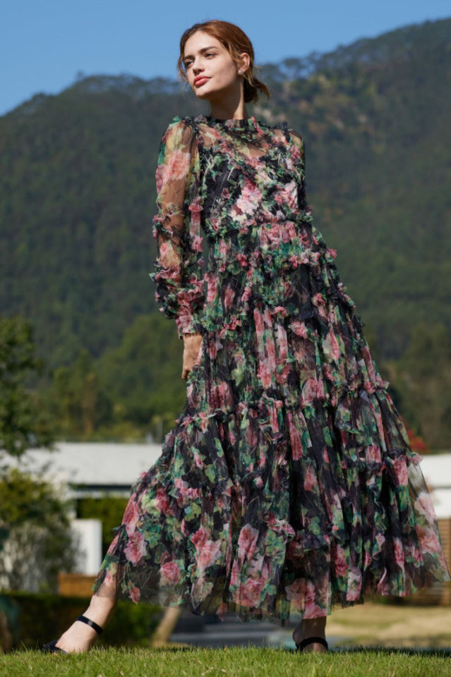 Aurora Floral Mesh Dress | Dress In Beauty Aurora Floral Mesh Dress | Dress In Beauty