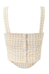 Lottie Shortcake Gingham Corset | Dress In Beauty Lottie Shortcake Gingham Corset | Dress In Beauty