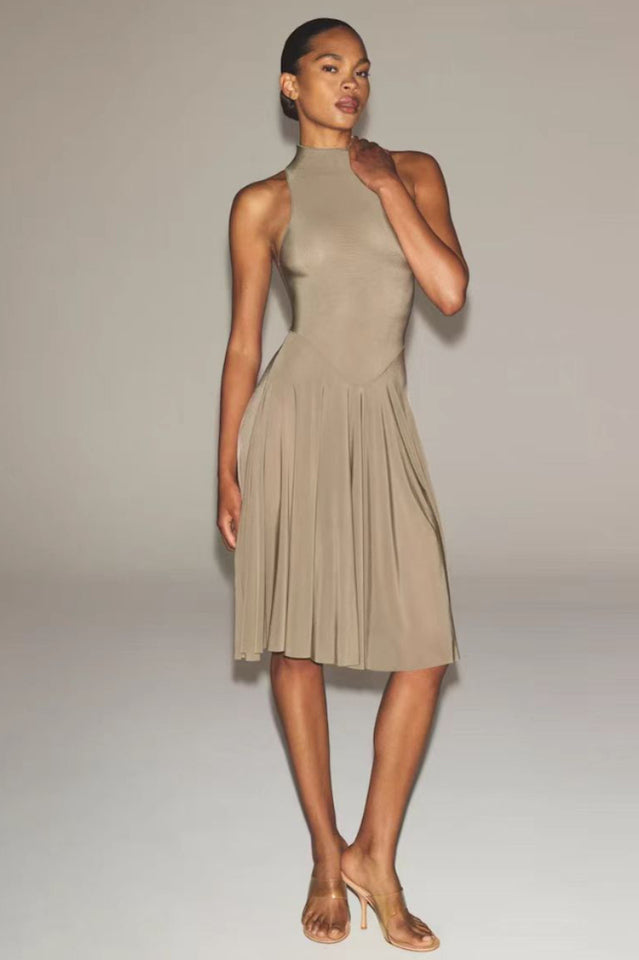 High Neck A Line Dress | Dress In Beauty High Neck A Line Dress | Dress In Beauty