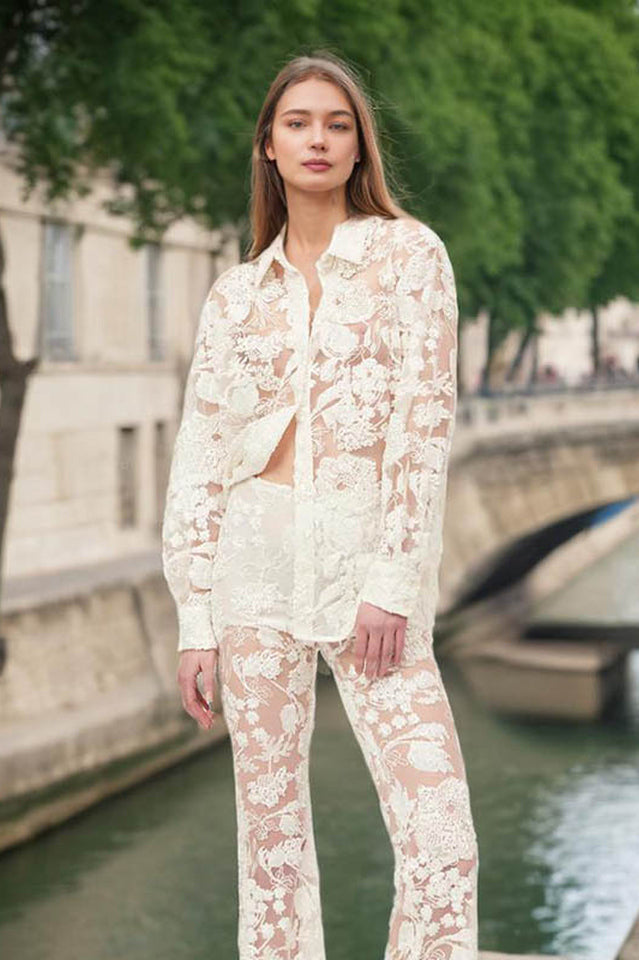 Lace Top & Pants Set | Dress In Beauty Lace Top & Pants Set | Dress In Beauty