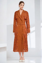 Arthur Embroidered Trench Coat | Dress In Beauty Arthur Embroidered Trench Coat | Dress In Beauty