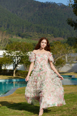 Nola Ruched Floral Maxi Dress | Dress In Beauty Nola Ruched Floral Maxi Dress | Dress In Beauty