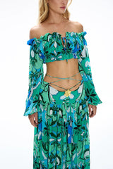 Adelise Off Shoulder Floral Skirt Set | Dress In Beauty Adelise Off Shoulder Floral Skirt Set | Dress In Beauty