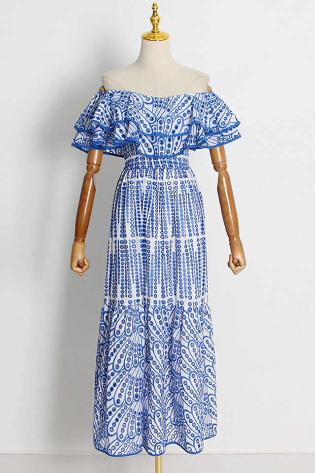 Tulum Off Shoulder Eyelet Dress | Dress In Beauty Tulum Off Shoulder Eyelet Dress | Dress In Beauty
