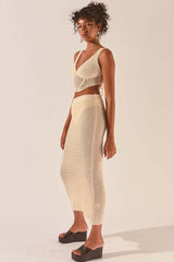 Crochet Midi Top + Skirt Set | Dress In Beauty Crochet Midi Top + Skirt Set | Dress In Beauty