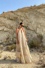 3D Flower Patchwork Halter Maxi Dress | Dress In Beauty 3D Flower Patchwork Halter Maxi Dress | Dress In Beauty