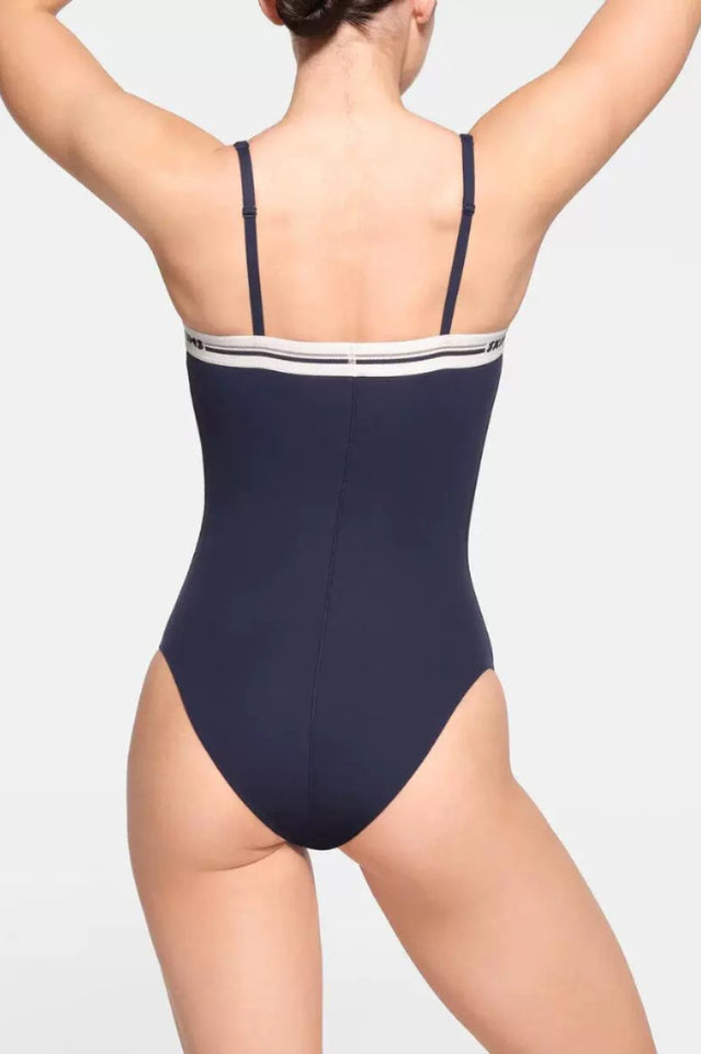 Logo Straight Neck Bodysuit | Dress In Beauty Logo Straight Neck Bodysuit | Dress In Beauty