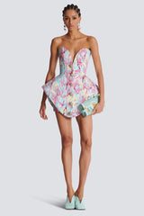 Peplum-Bustier Mini Dress | Dress In Beauty Peplum-Bustier Mini Dress | Dress In Beauty