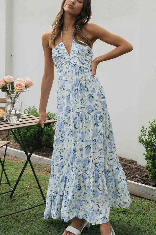 Asiah Halter Neck Maxi Dress | Dress In Beauty Asiah Halter Neck Maxi Dress | Dress In Beauty