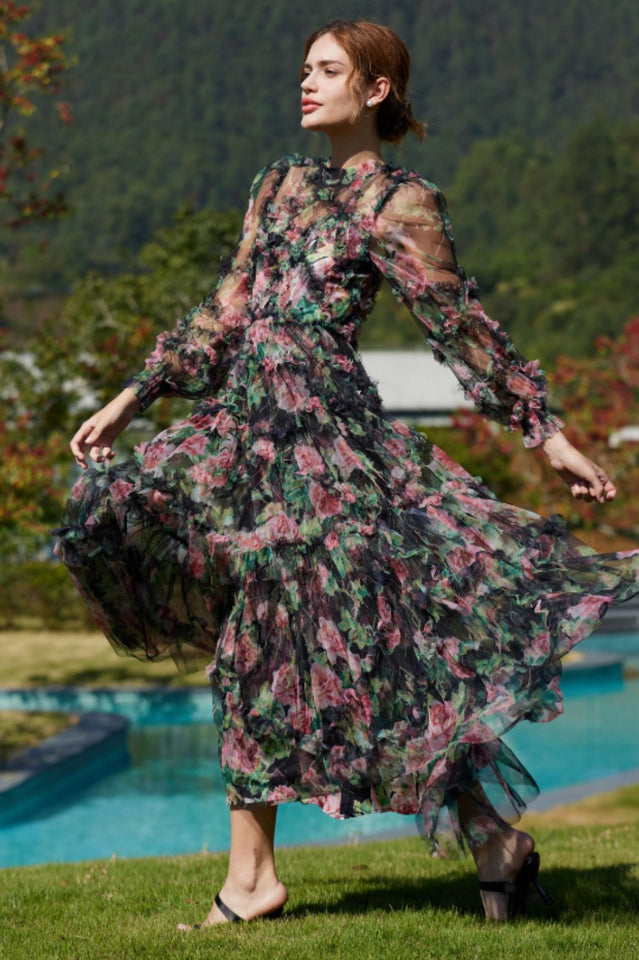 Aurora Floral Mesh Dress | Dress In Beauty Aurora Floral Mesh Dress | Dress In Beauty