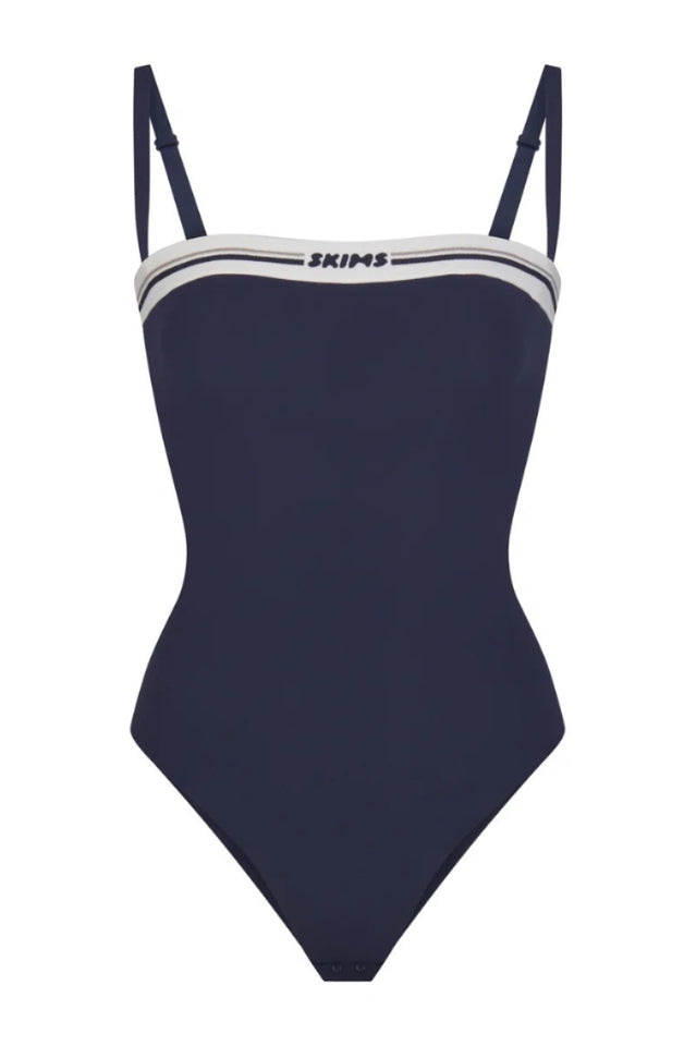 Logo Straight Neck Bodysuit | Dress In Beauty Logo Straight Neck Bodysuit | Dress In Beauty