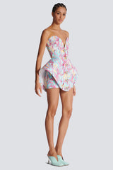 Peplum-Bustier Mini Dress | Dress In Beauty Peplum-Bustier Mini Dress | Dress In Beauty