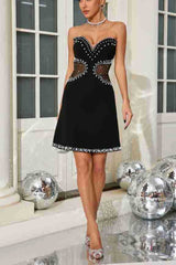 Strapless Pearl Mesh Mini Dress | Dress In Beauty Strapless Pearl Mesh Mini Dress | Dress In Beauty