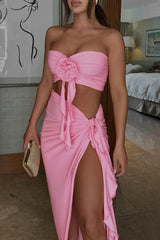 Arrietty Flower Draped Skirt Set | Dress In Beauty Arrietty Flower Draped Skirt Set | Dress In Beauty