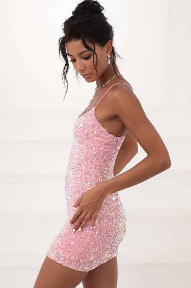 Iridescent Sequin Bodycon Dress | Dress In Beauty Iridescent Sequin Bodycon Dress | Dress In Beauty