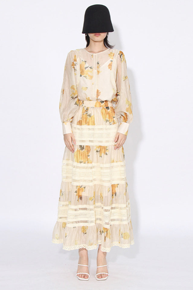 Faye Floral Top + Skirt Set | Dress In Beauty Faye Floral Top + Skirt Set | Dress In Beauty