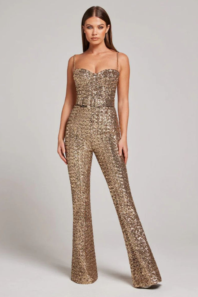 Lucinda Gold Jumpsuit | Dress In Beauty Lucinda Gold Jumpsuit | Dress In Beauty