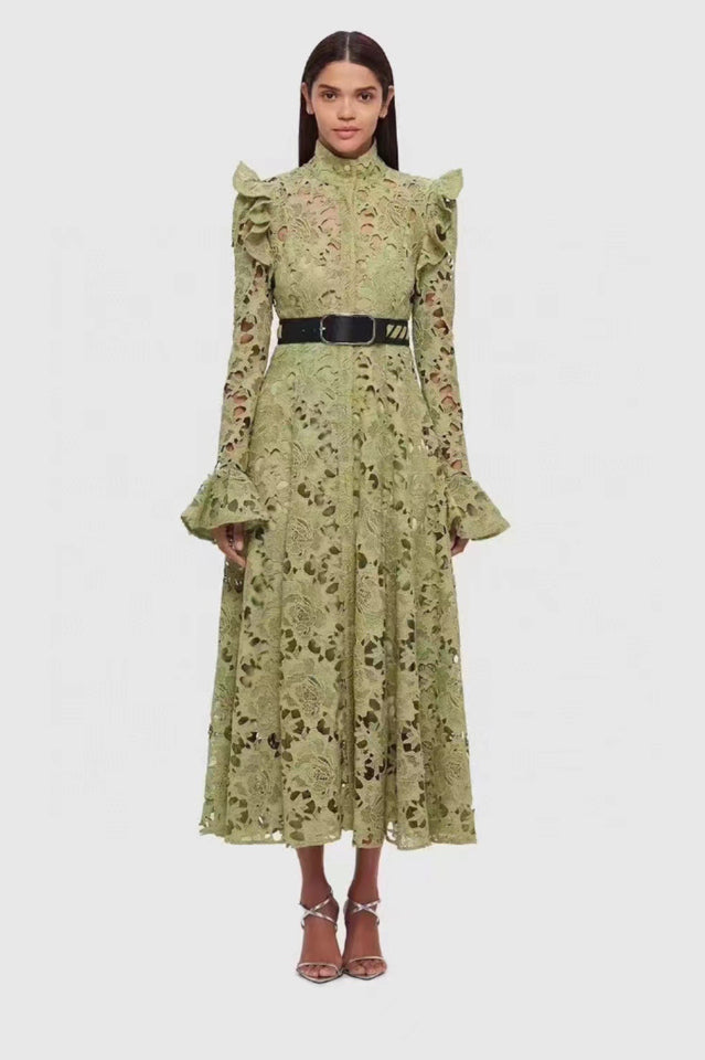 Aliyah Lace Butterfly Sleeve Midi Dress | Dress In Beauty Aliyah Lace Butterfly Sleeve Midi Dress | Dress In Beauty