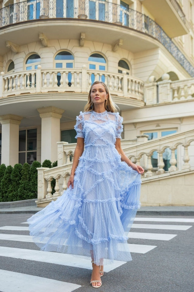 Kinley Ruched Ruffle Hem Maxi Dress | Dress In Beauty Kinley Ruched Ruffle Hem Maxi Dress | Dress In Beauty