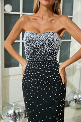 Perla Strapless Pearl Beaded Maxi Dress | Dress In Beauty Perla Strapless Pearl Beaded Maxi Dress | Dress In Beauty