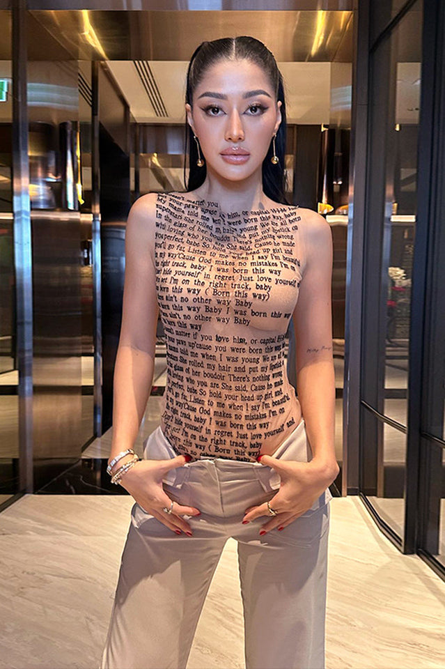 Born this Way Sleeveless Top | Dress In Beauty Born this Way Sleeveless Top | Dress In Beauty