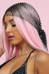 Sparkling Rhinestone Turban Cap | Dress In Beauty Sparkling Rhinestone Turban Cap | Dress In Beauty