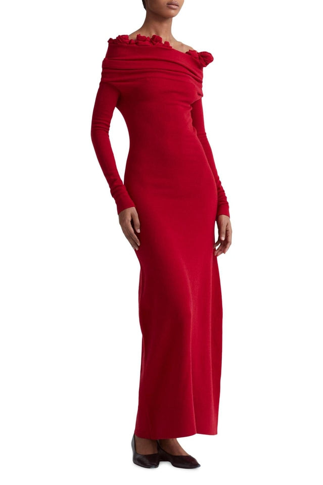 Evelyn Floral Applique One Shoulder Maxi Dress | Dress In Beauty Evelyn Floral Applique One Shoulder Maxi Dress | Dress In Beauty