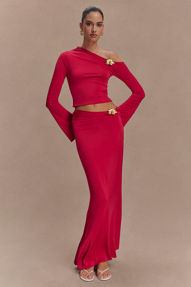 Ainsley Asymmetrical Maxi Skirt | Dress In Beauty Ainsley Asymmetrical Maxi Skirt | Dress In Beauty