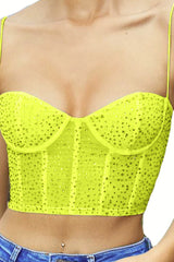 Tropical Dream Embellished Bustier Crop Top | Dress In Beauty Tropical Dream Embellished Bustier Crop Top | Dress In Beauty