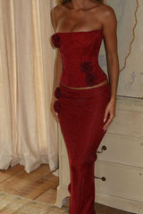 Sola Flower Maxi Skirt Set | Dress In Beauty Sola Flower Maxi Skirt Set | Dress In Beauty