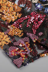 Kamames Strapless Floral Sequined Maxi Dress | Dress In Beauty Kamames Strapless Floral Sequined Maxi Dress | Dress In Beauty