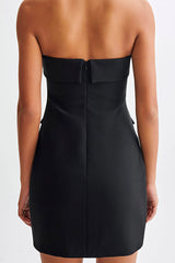 Abbie Strapless Suiting Mini Dress | Dress In Beauty Abbie Strapless Suiting Mini Dress | Dress In Beauty