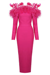 Vittoria Wild Strawberry Midi Dress | Dress In Beauty Vittoria Wild Strawberry Midi Dress | Dress In Beauty