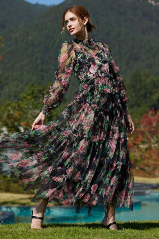 Aurora Floral Mesh Dress | Dress In Beauty Aurora Floral Mesh Dress | Dress In Beauty