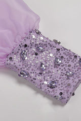 One Sleeve Sequin Detail Midi Dress | Dress In Beauty One Sleeve Sequin Detail Midi Dress | Dress In Beauty