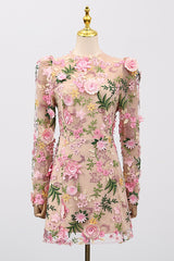 Lara Floral Applique Mini Dress | Dress In Beauty Lara Floral Applique Mini Dress | Dress In Beauty